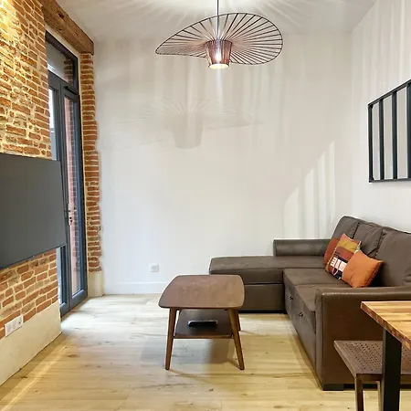 Апартаменты Le Boutonnier - Centre - Luxe - Terrasse - Clim Тулуза