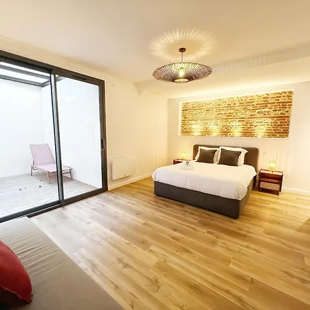 Апартаменты Le Boutonnier - Centre - Luxe - Terrasse - Clim Тулуза